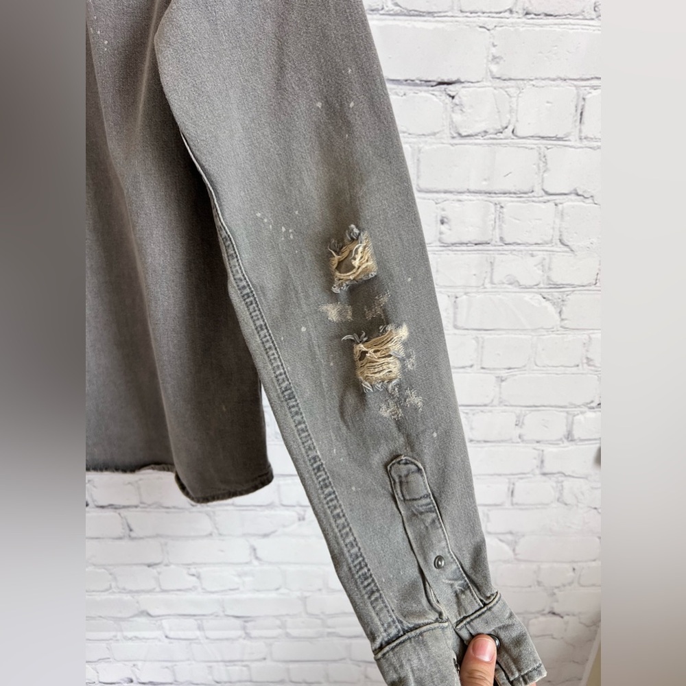 All Saints Denim Shirt - Picture 3 of 5